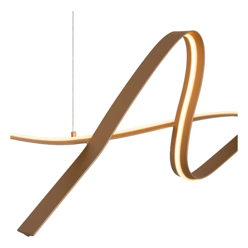 Lucide LAMBADA - Suspension - LED Dim. - 1x47W 2700K - Champagne Couleur | Premium - détail 3